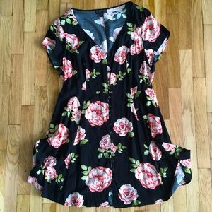 Forever 21 2X floral dress